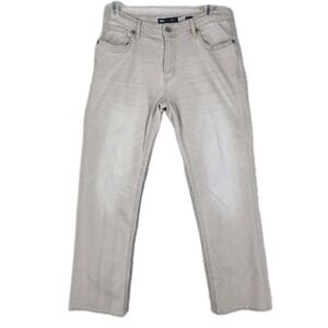 BKE Buckle Tyler Chino Khaki Pants Mens 34 Beige Straight Stretch